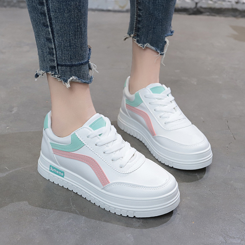 Maßgeschneiderte PU-Leder-Damen-Freizeitschuhe