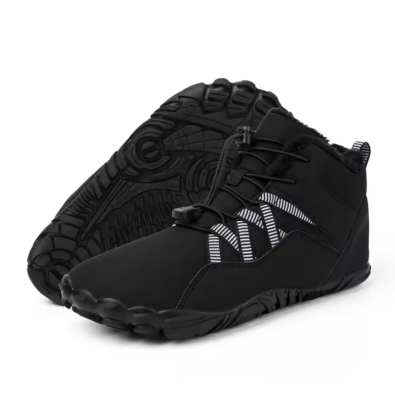 Women Waterproof Plush Winter Barefoot Shoes